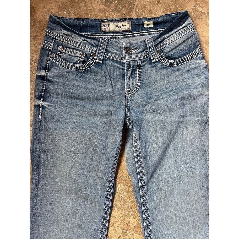 BKE Buckle Payton thick stitching denim jeans, women's size 29 - Picture 4 of 7